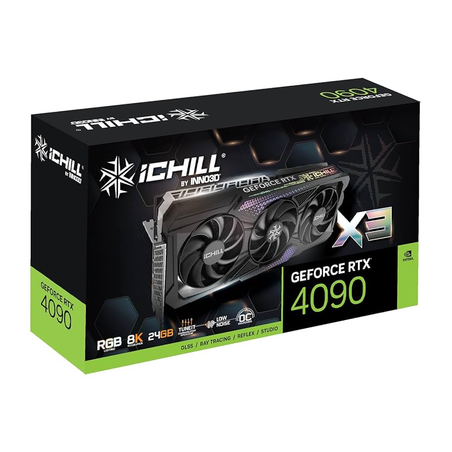 INNO3D GeForce RTX 4090 iCHILL X3 Inno 3D GEFORCE RTX 4090 ICHILL X3 24Go : Amazon.ca: Electronics